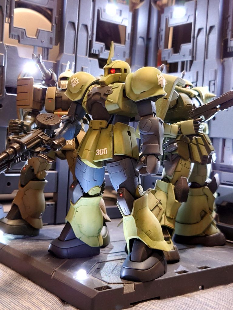 オリジナルザク部隊3機目になりました!