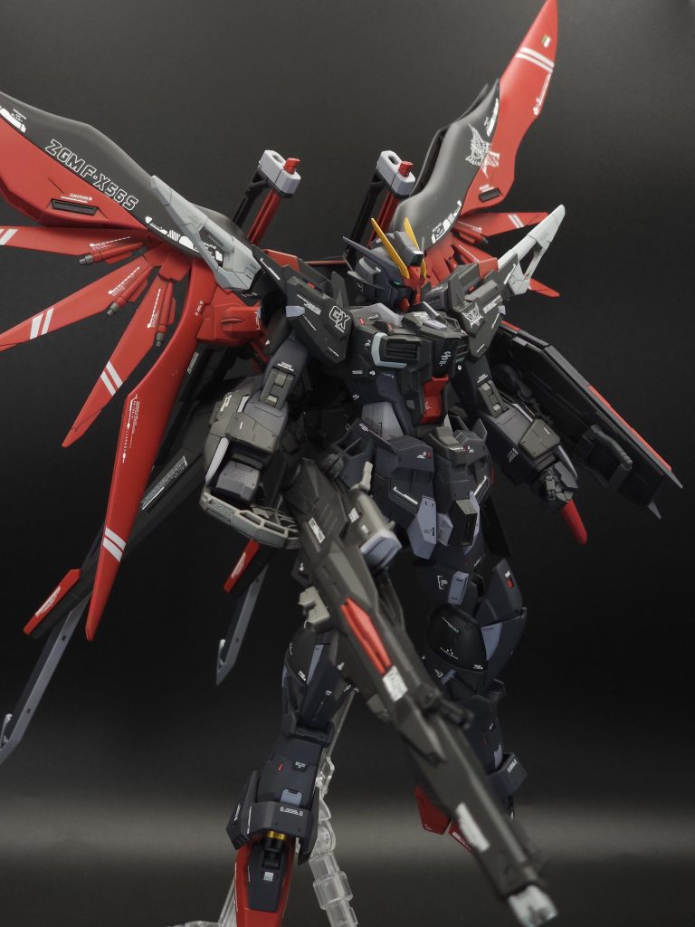 エクスインパルスにデスティニーの肩ブーメラン、サイドアーマー、背部ウイングをミキシング