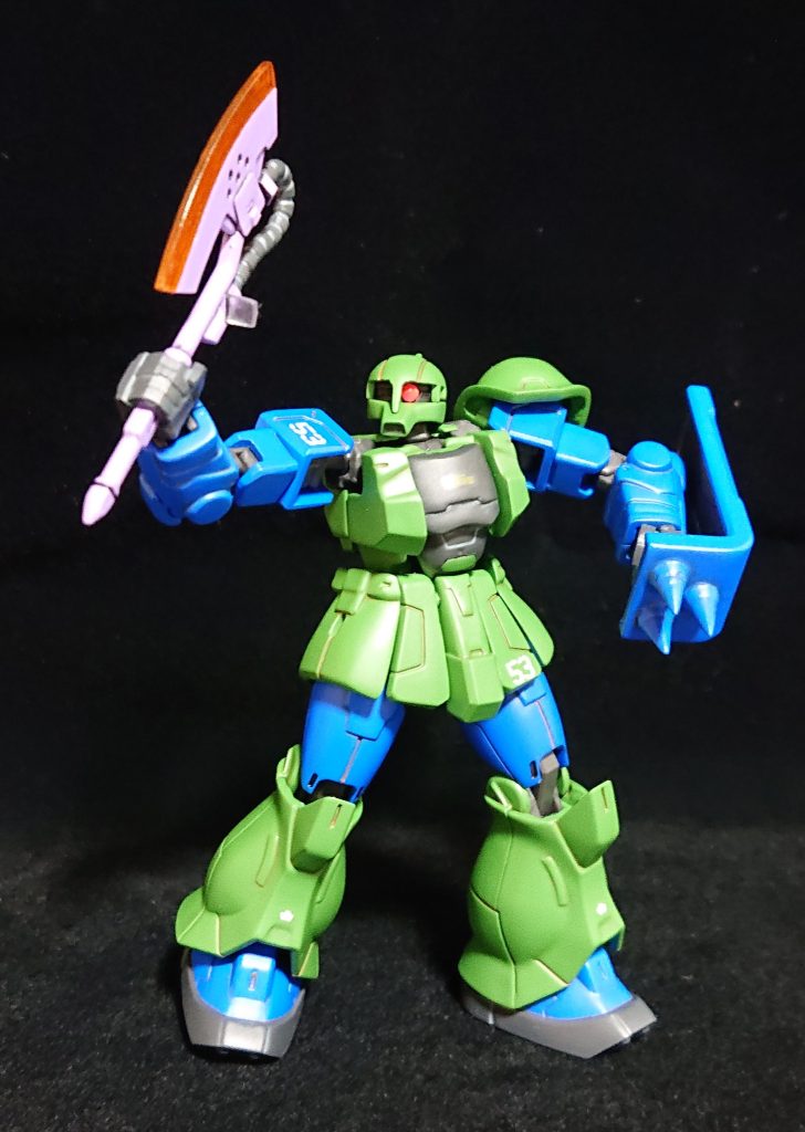 カプセルアクションシリーズはストライクガンダム、ガンダムエクシアと続いていますが、個人的にはザクのバリエーション展開をもっと擦って欲しかった。