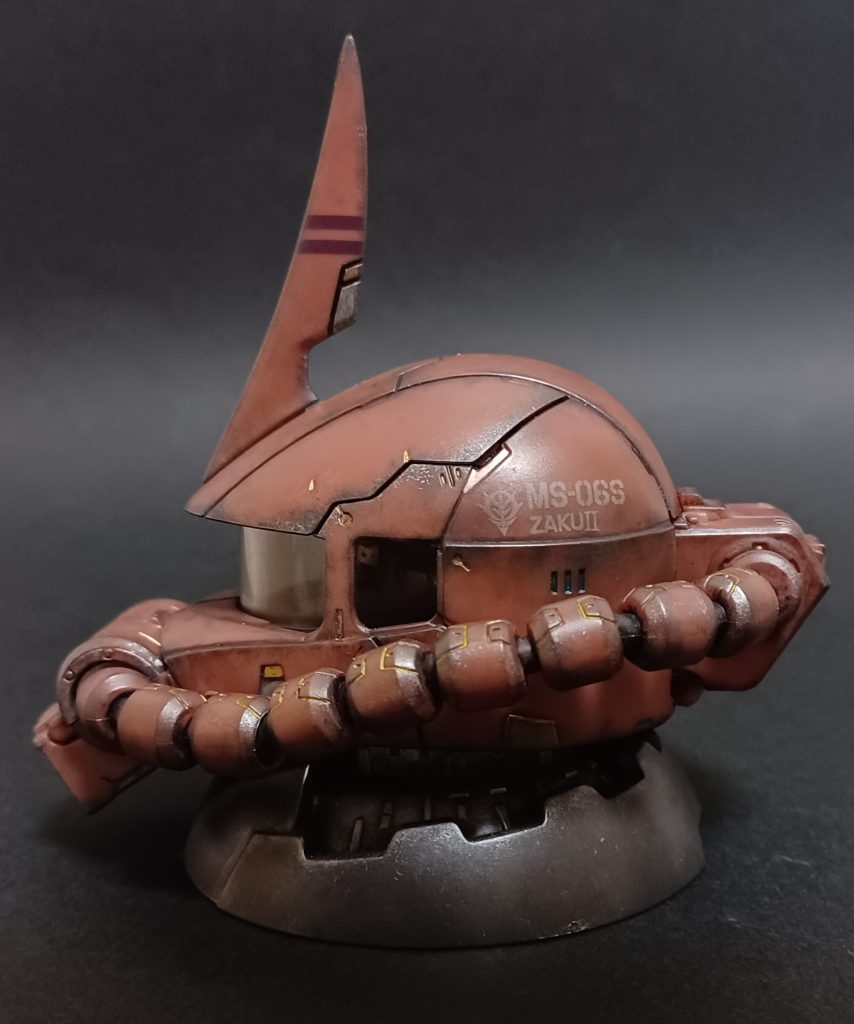 このアンテナのラインとさMS-06Sって印刷されてるのが良いよねえ♪サイコー!