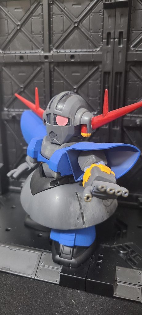 アクリジョン初塗りだしこんなもんかの精神で塗りました……