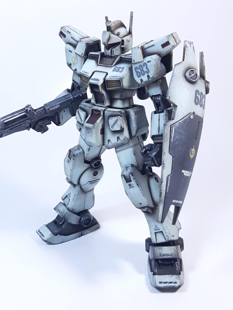 ジムカスタム–2枚目/制作者：孤独のプラモ