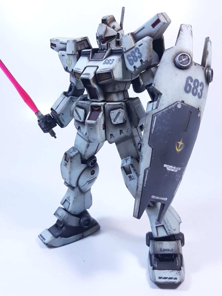 ジムカスタム–8枚目/制作者：孤独のプラモ