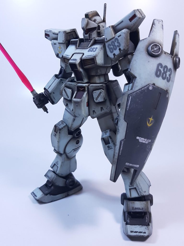 ジムカスタム–9枚目/制作者：孤独のプラモ