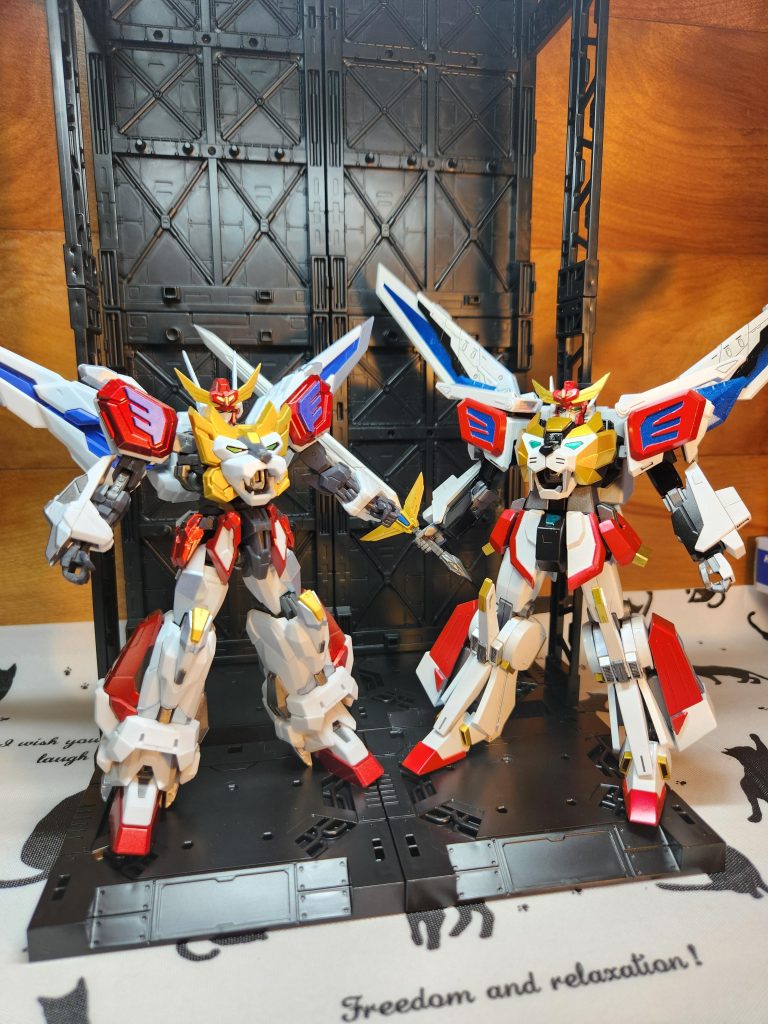 SMPADのキングエクスカイザーと並べてみました。やはり本物はカッコいい！