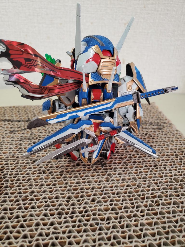 筆塗り SDW HEROES 隠密ガンダムエアリアル–3枚目/制作者：比宇加(ヒウカ)