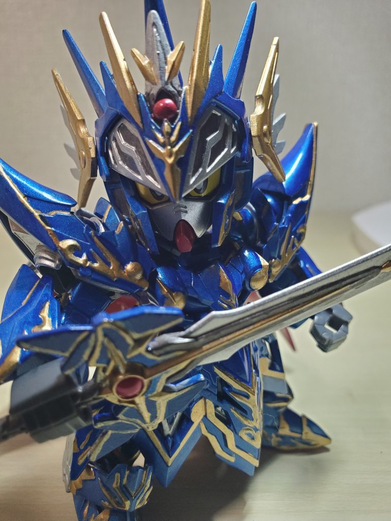 筆塗り SDW HEROES ナイトストライクガンダム アレンジカラー