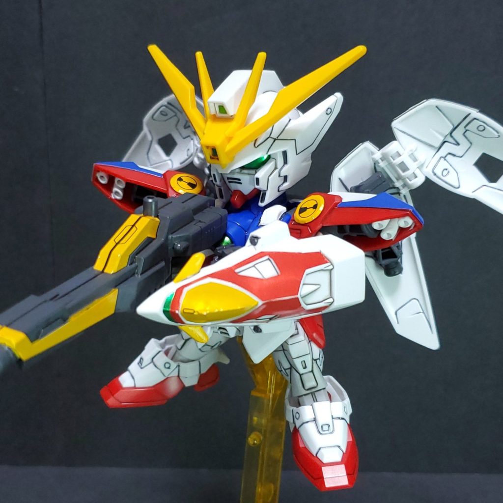 SD ウイングガンダムゼロ 塗装完成品 SDガンダム 機動戦士 ガンプラ SDEX ウイングガンダムゼロ｜ゼンダイさんのガンプラ作品