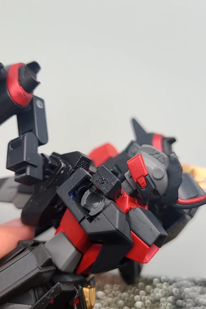 ageシリーズとガンダムフレームでは規格が全然違うので接続するのに大変でした