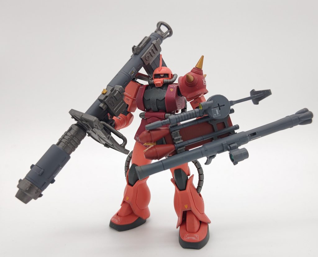 シャア専用ザクⅡ ア・バオア・クー仕様–2枚目/制作者：ユッキー