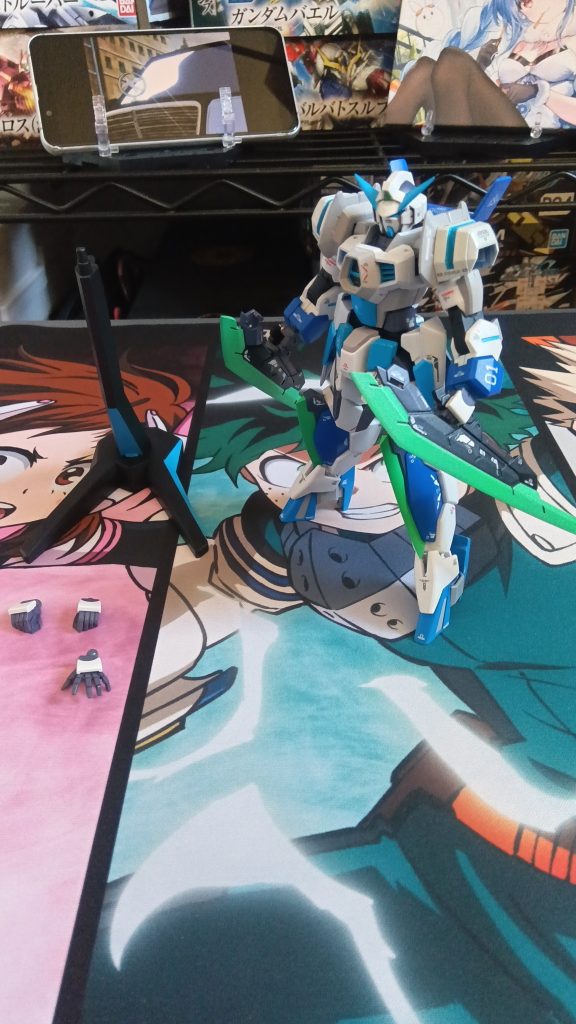 正面アクションベースも専用っぽく塗ってみました