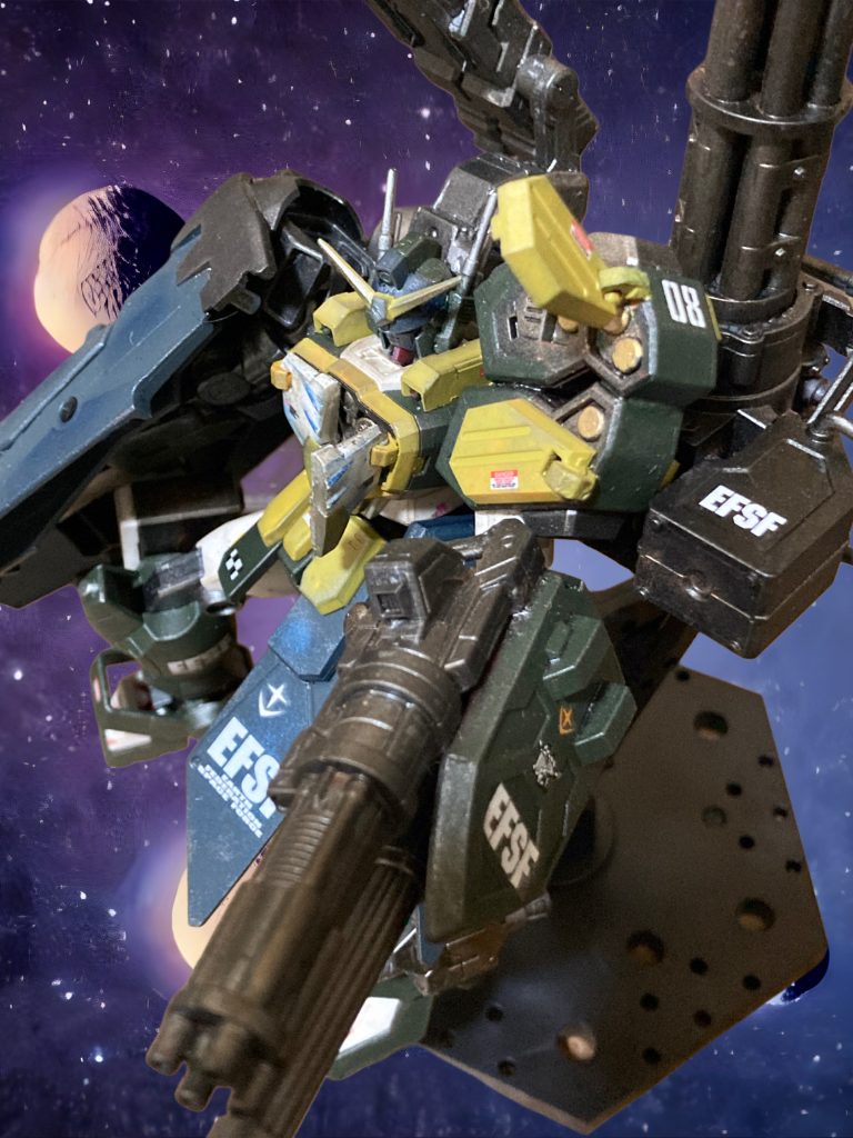 割とヘビーアームズは火力ガン盛りですが、コレなら硬そうですw以上、サンダーボルト版ガンダムヘビーアームズでした。