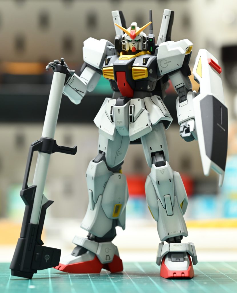 御覧いただき ありがとうございました。 （平手は HGUCガンダムの手を拝借）