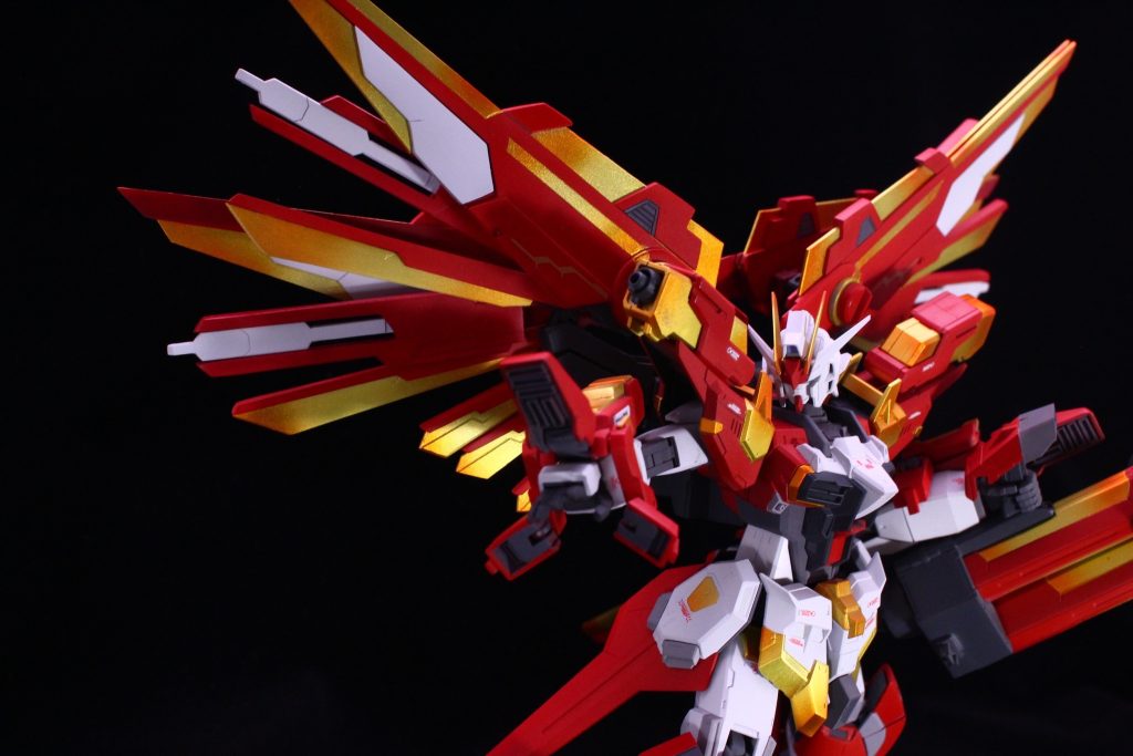 シャイニングバンカー!拳のパーツはロボット魂ゼノンフェースを参考に製作、全て可動します