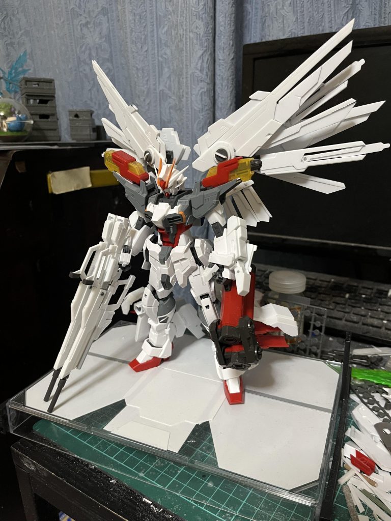 これが塗装前の状態です、ほぼスクラッチにて製作したのがわかっていただけるかとおもいます