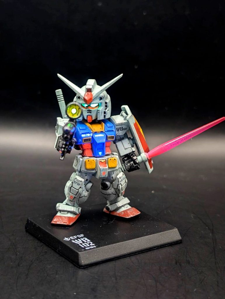 コンバージ＃26　ドアンザク＆ガンダム　ディティールアップ–3枚目/制作者：しうまい