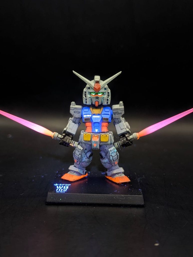 コンバージ＃26　ドアンザク＆ガンダム　ディティールアップ–6枚目/制作者：しうまい