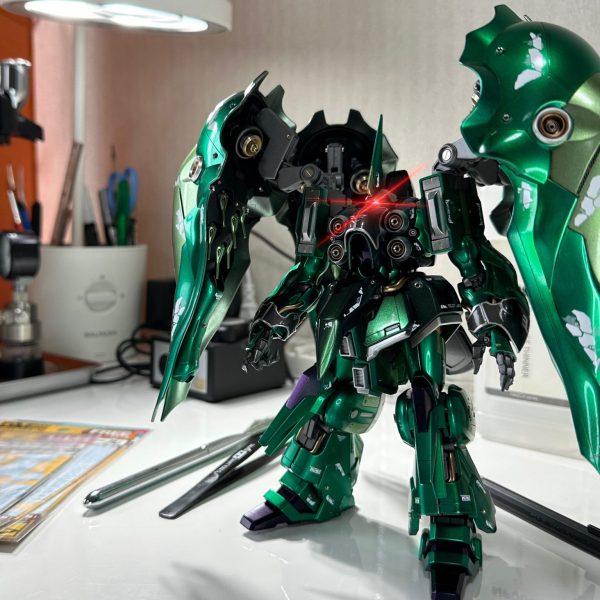 マットキャンディ塗装でクールな質感を表現！！＜HG キュベレイ