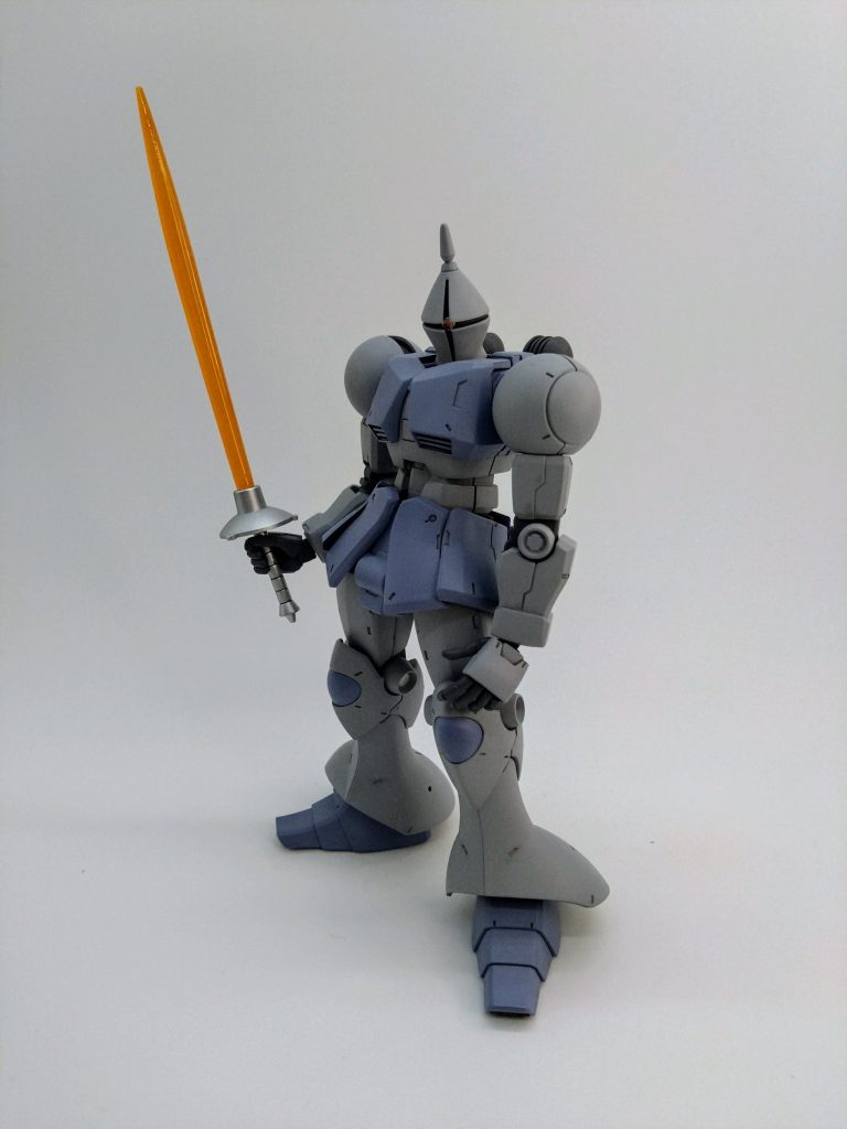 灰色はサーフェイサーのままギャンの元の色味って何色でしたっけ私の頭の中のイメージは灰色なんですけど