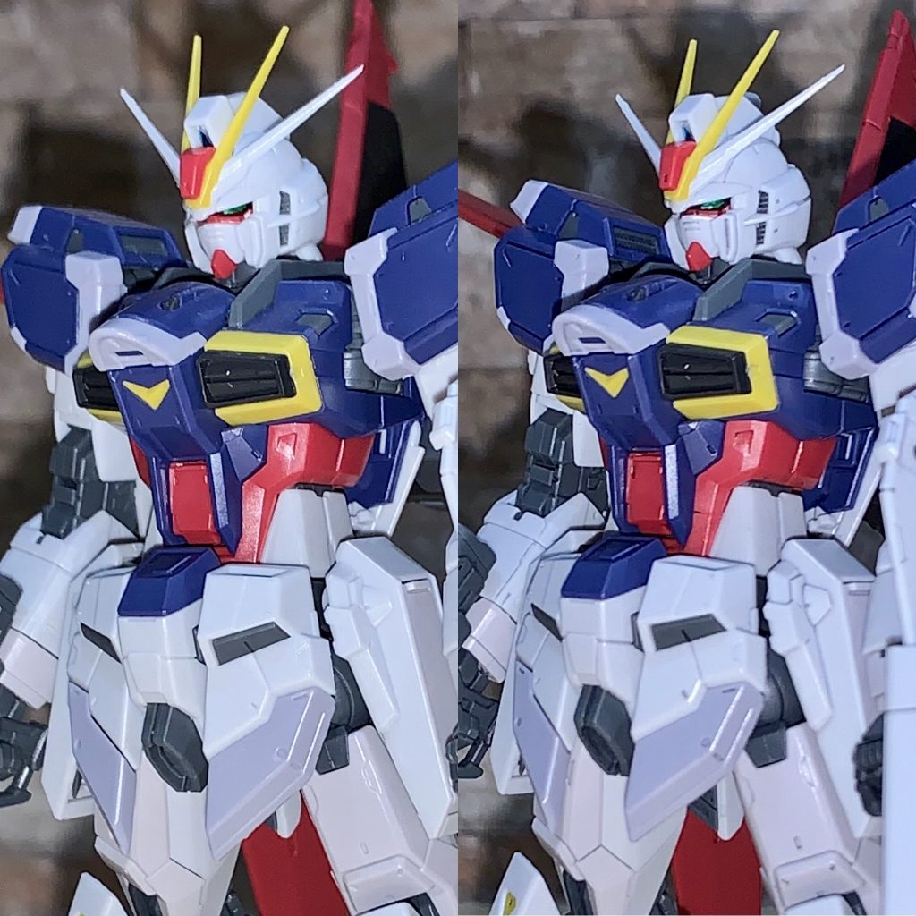 一応、フラッシュ撮影で比較すると、おもちゃっぽさは軽減出来てるかと。