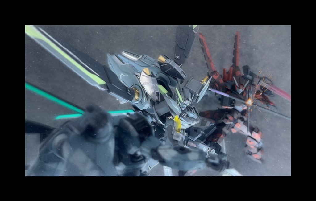 模擬戦みたいな感じで一コマ…