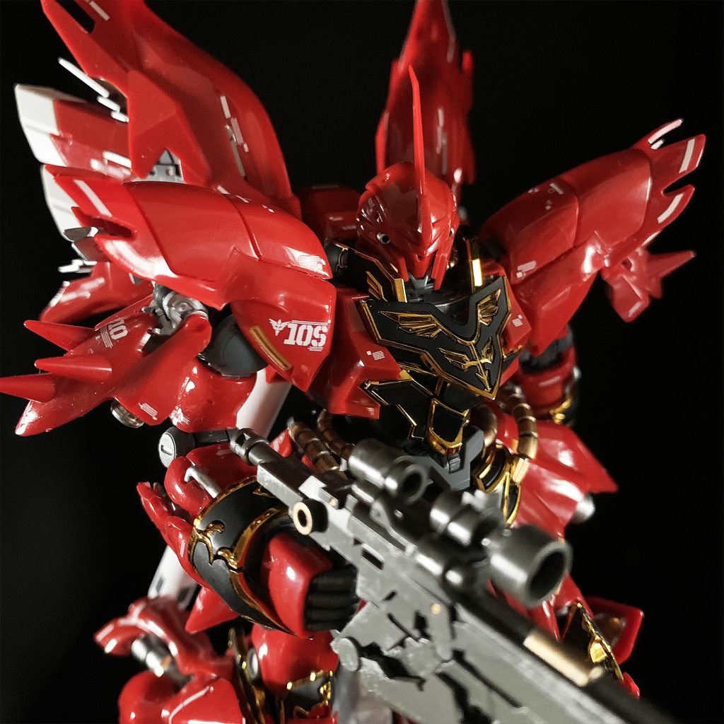 シナンジュ MSN-06S SINANJU RG 1/144 部分塗装