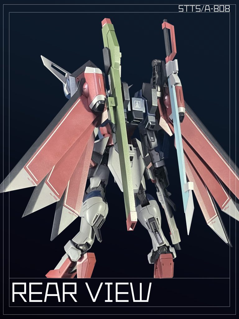 本機における仕様変更は「STTS-808」のマルチロール機の特性によるもので、わずかな搭載武装の変更でありながら、通常仕様とは異なる性質を本機に与えている。The specification change in this machine is due to the characteristics of the “STTS-808” multirole MS, and although it is a slight change in the on-board armament, it gives this machine different characteristics from the normal specifications.