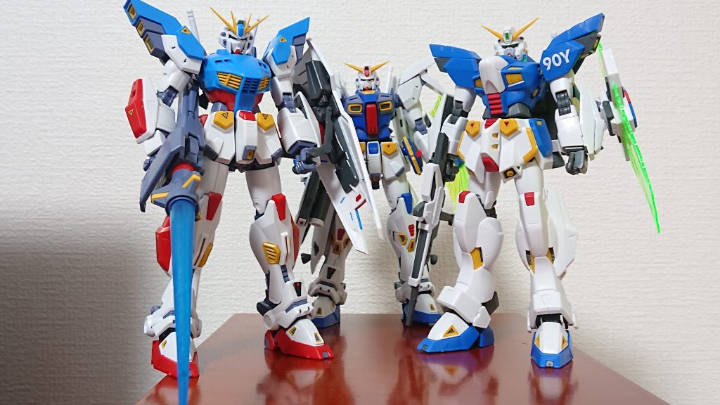 F90、F90Ⅱ、F90Ⅲ揃ってパシャり👀📷️✨↓一号機、二号機、三号機はこちら^^vhttps://gumpla.jp/mg/2006074