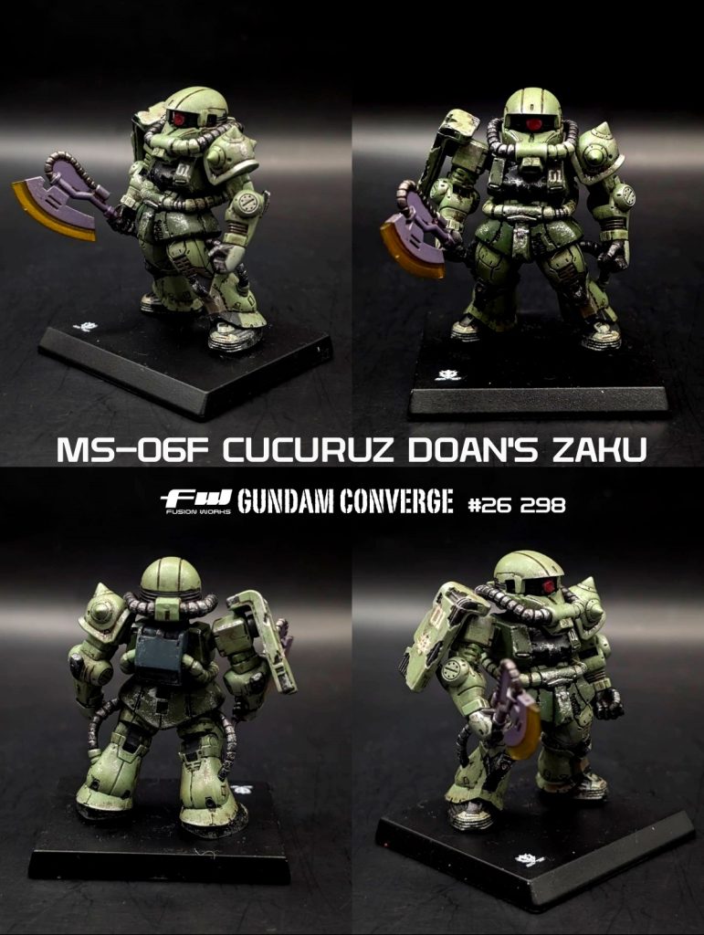 コンバージ＃26　ドアンザク＆ガンダム　ディティールアップ–4枚目/制作者：しうまい