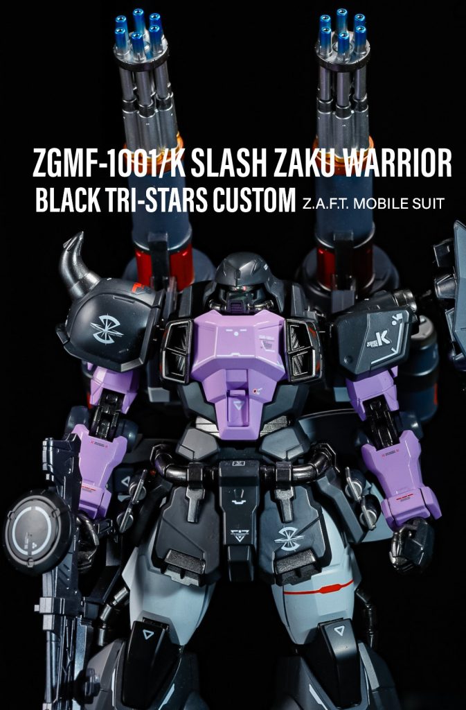 SLASH ZAKU WARRIOR 黒い三連星仕様