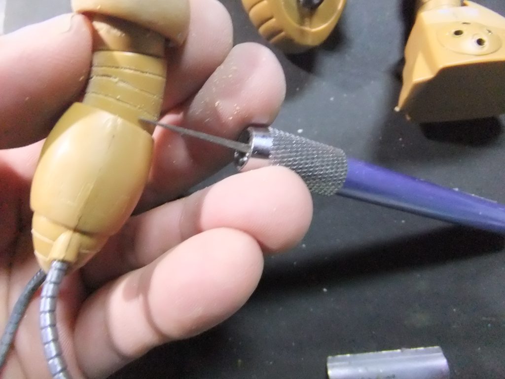 中華製のやっすいケガキで足付け②