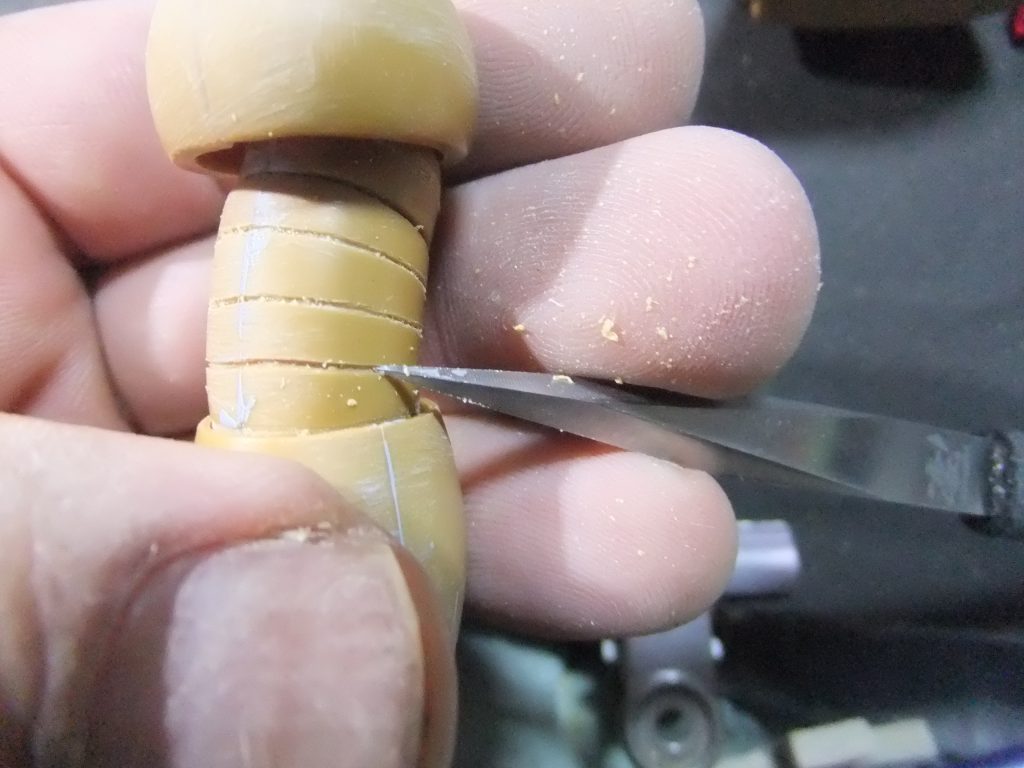 童友社「 凄!」袈裟斬V字等でバリ取り&「 V字」加工となります😁