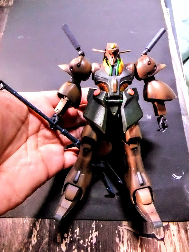 コチラはリアタイ当時に製作していた旧キットガブスレイデスの発掘品デス。