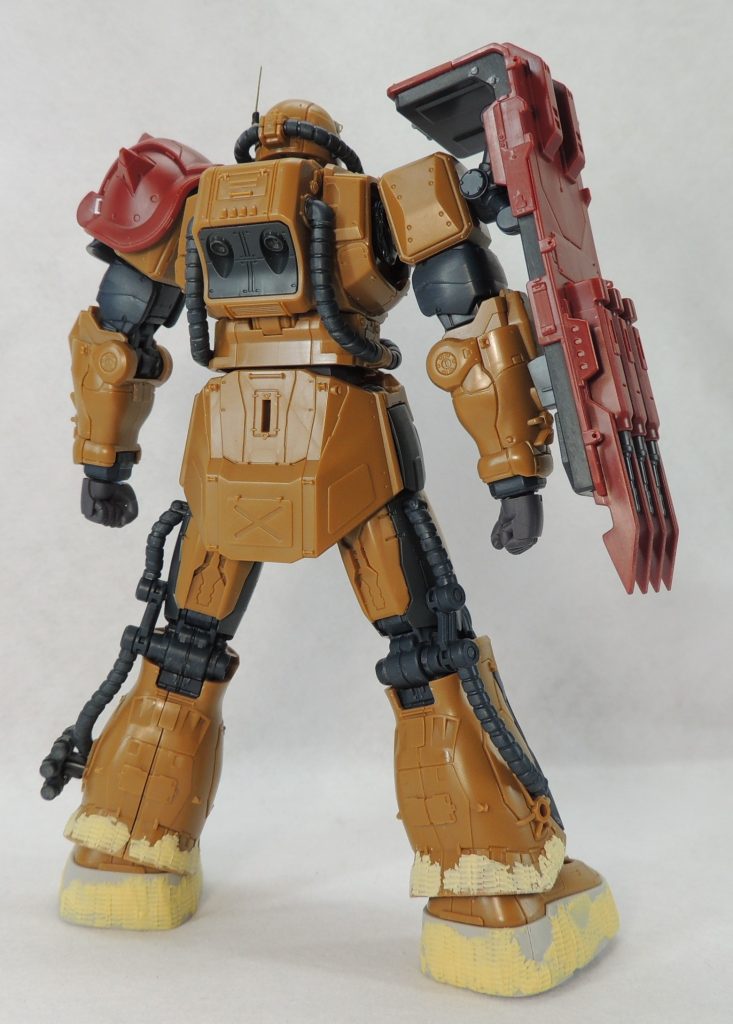 好みで、ツィメリットコーティングを足首まで広げてみました。