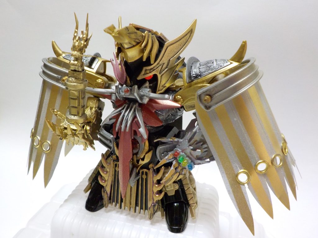 両肩の大筒をマントに変えました