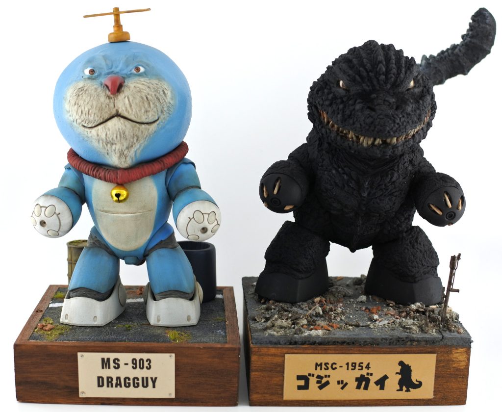 以前制作したDRAGGUYと一緒にガンプラは自由だ！！