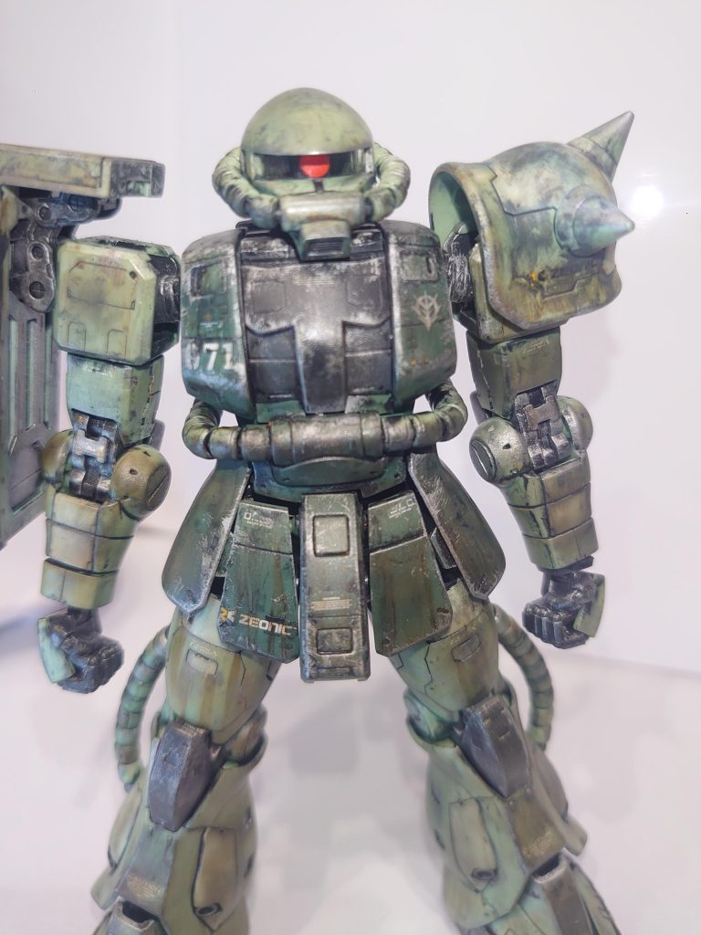 RGザクIIウェザリング–3枚目/制作者：T.n