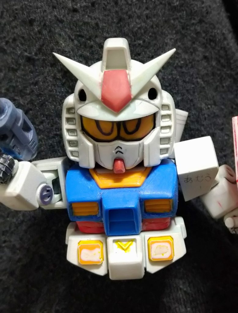 結局大改修してやってきましたガンダムくんです。