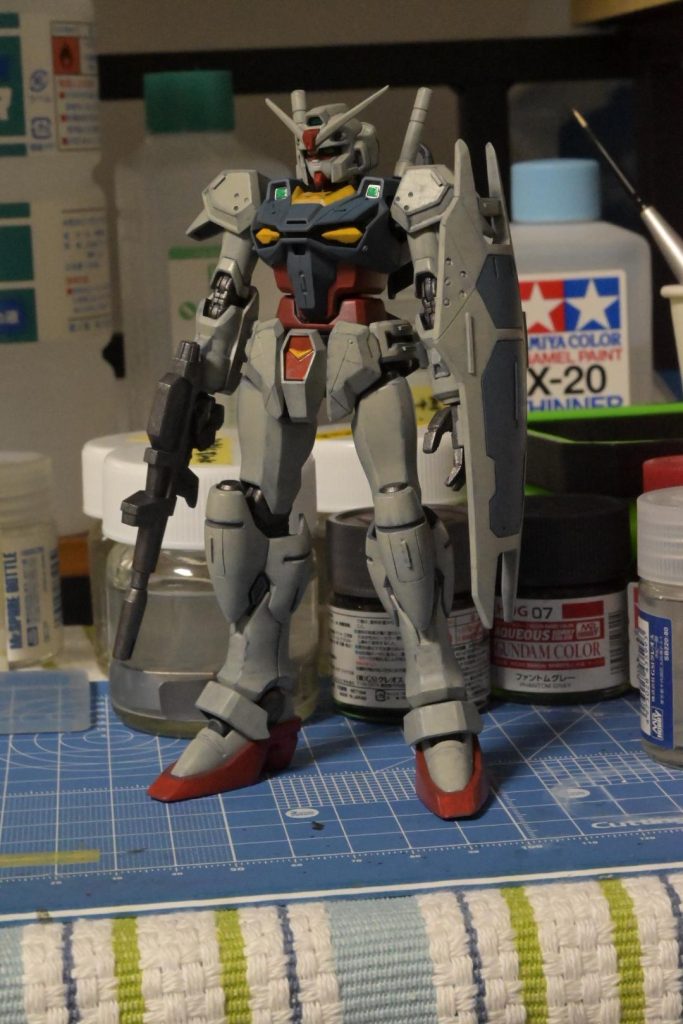 1色目の下地塗装終了後