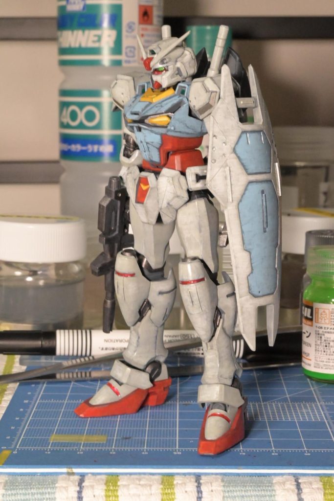 2色目塗装終了後その1