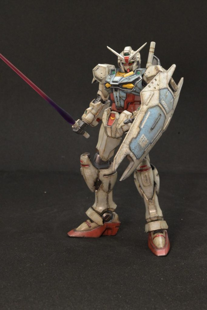 ビームサーベル根本は最近の流行りの青にしてみましたw白もいいけど、青も意外とハマる気がします