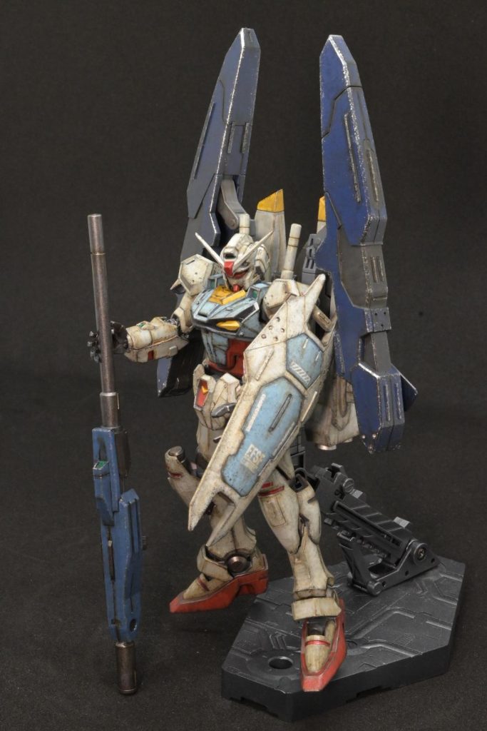 Gデイフェンサー部分にはディテールを追加しています長尺武器は銃身を持つとカッコいいのは全機体共通ですねw