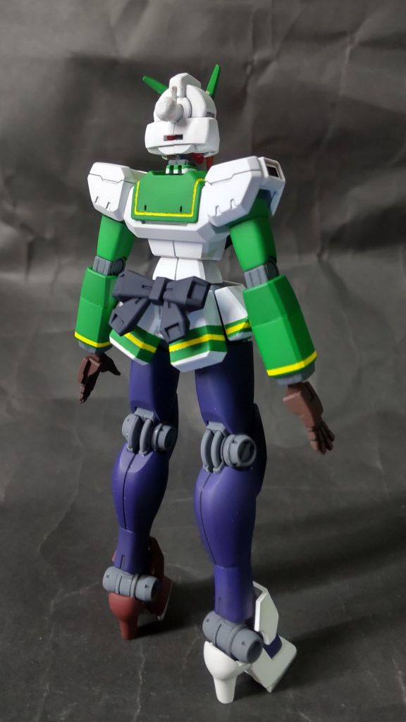 髪、尻尾を外した状態で。腰のリボンは通常は勝負服再現のため外していますが、塗装しています。