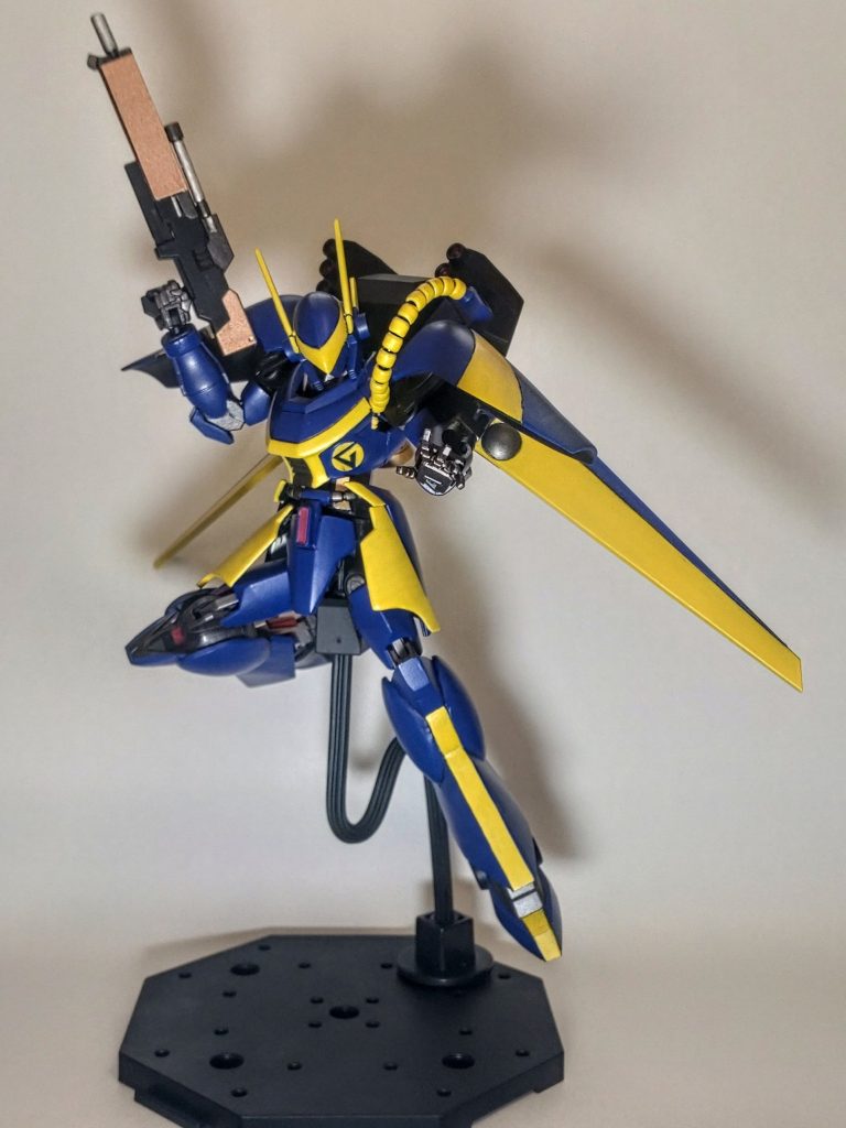 最後は決めポーズ。SEEDフリーダム劇中でちょうどイモジャがファルゲンオマージュされていましたが、作ってる最中に気付いてニヤニヤしてました(о´∀`о)笑