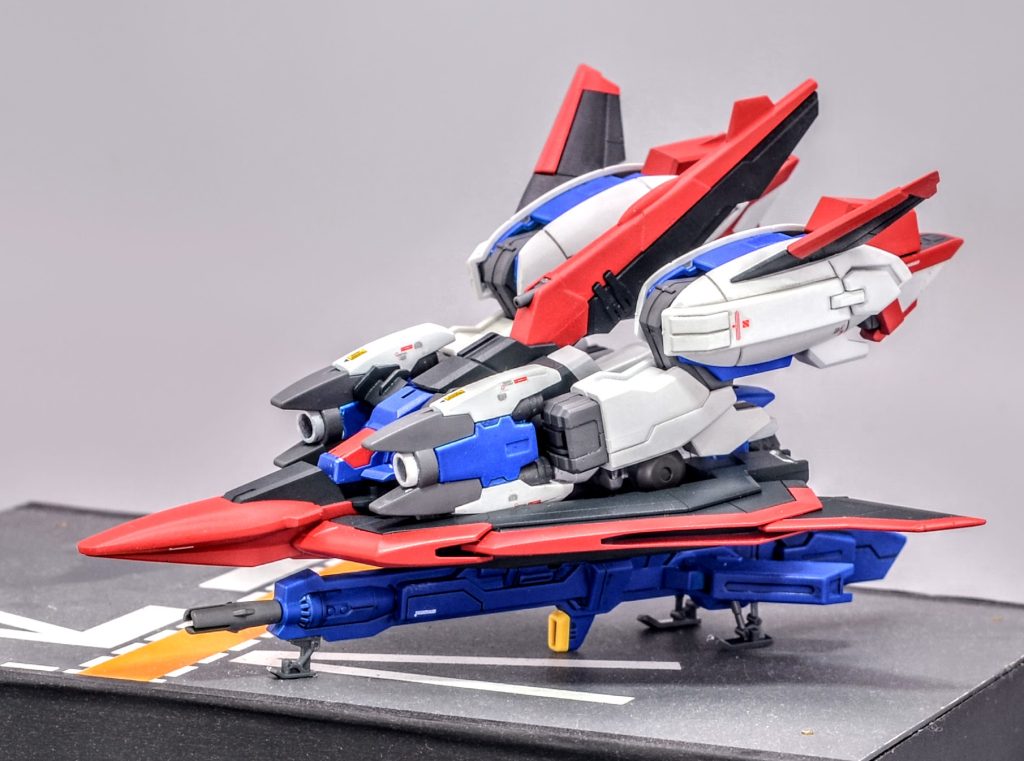 ウェイブライダー形態ですムラサメ改同様差し替えですが各パーツの取り付け位置を変更して実現しました