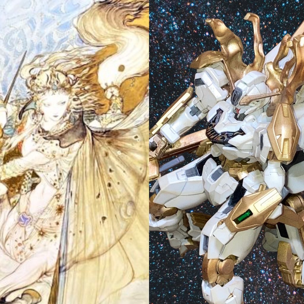 色的にインスパイアされたのは、この絵の感じですかね？以上獣王キャリバーンでした。