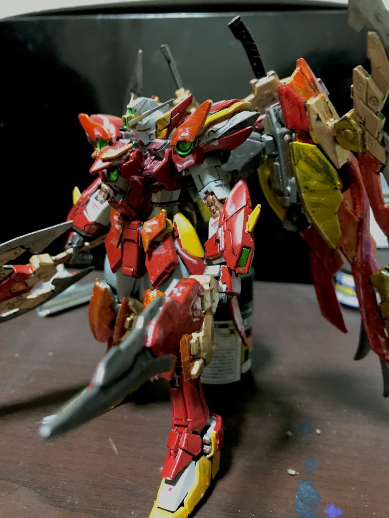 ウイングゼロヘッドで正面から。