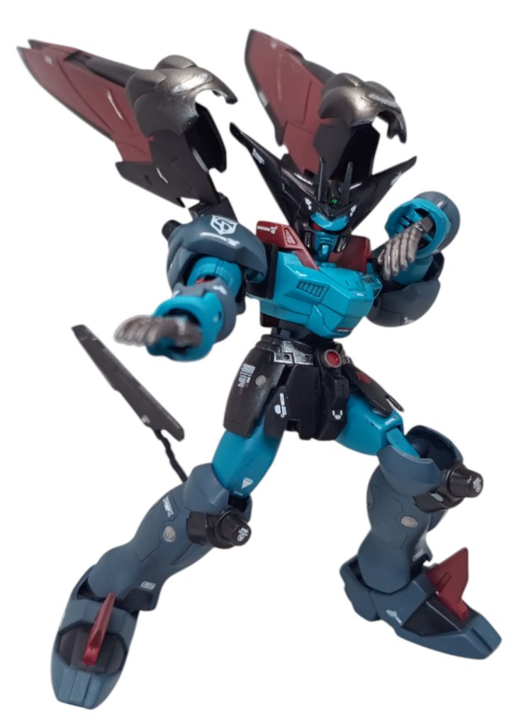 私の勘違いでデビルマンには、しっぽが無いのに、付けてしまった😱。アモンは、ついているからいいか。バルバトスみたいなしっぽを付けてます。