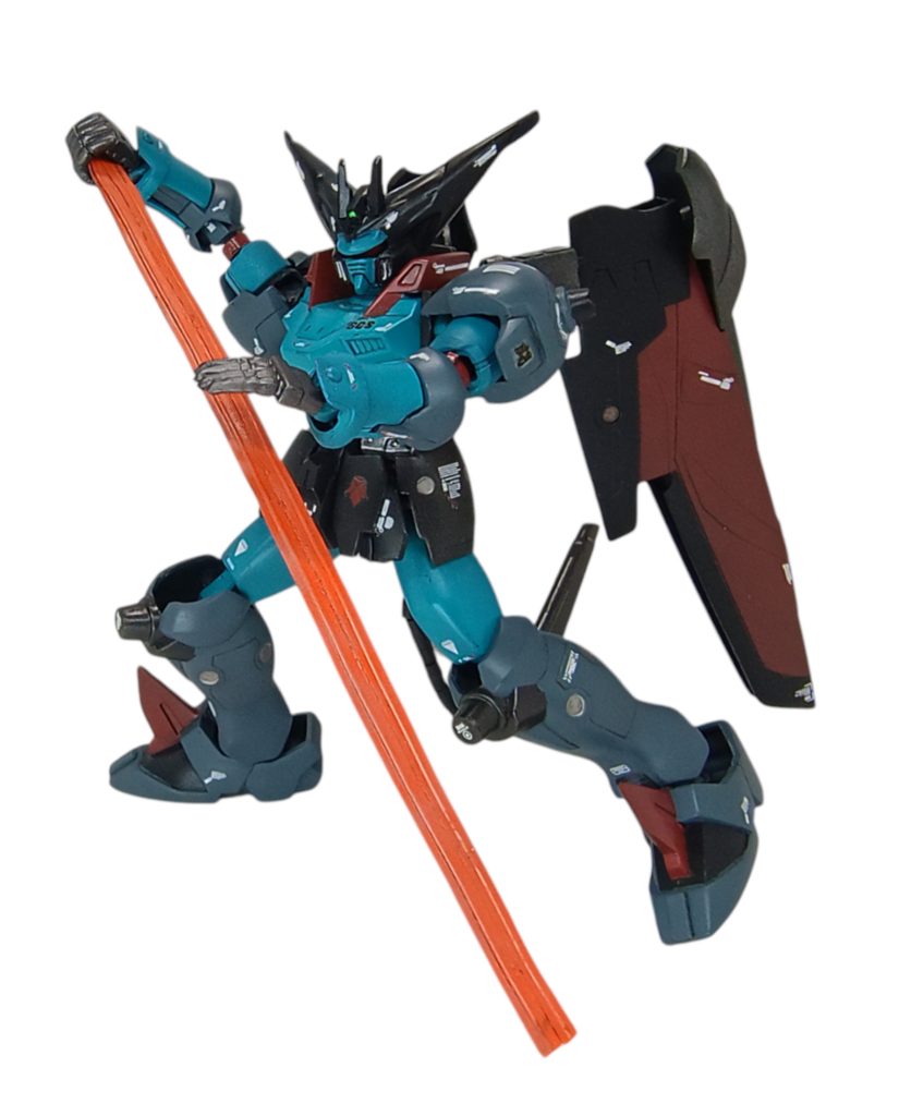 まっすぐに伸ばせます。あ、蛍光レッドで塗ったのに、ブラックライトを当てるのを忘れた😭今回のナガモノはこれで