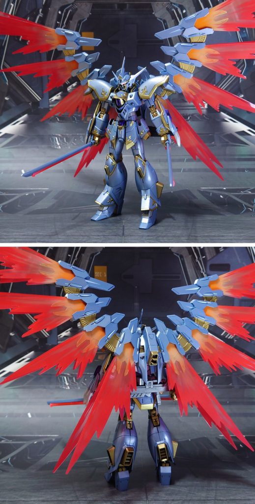 レヴィテーターのエフェクトを取り付けて前後ろ。キット2個分のエフェクトを使用し、前後両側にフルに取り付けています。